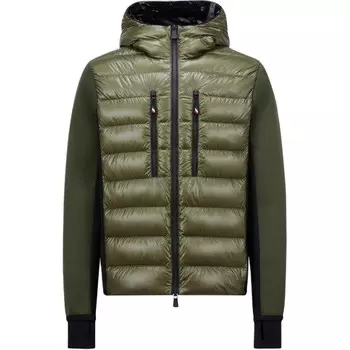 Пуховик мужской зеленый Moncler