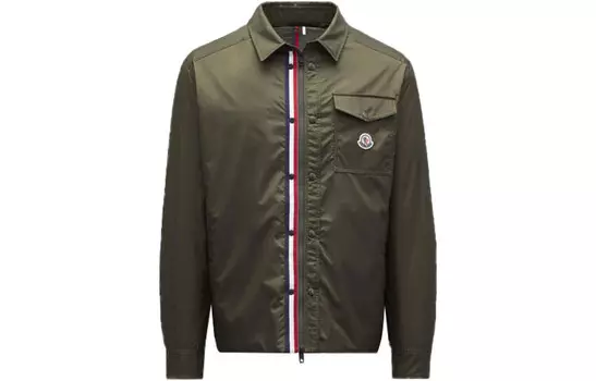 Пуховик мужской зеленый Moncler