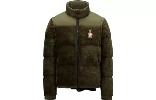 Пуховик мужской зеленый Moncler