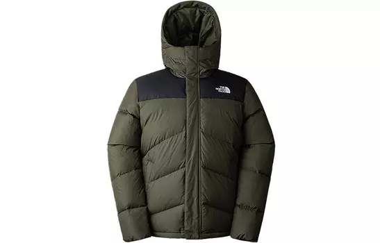 Пуховик мужской зеленый The North Face, зеленый