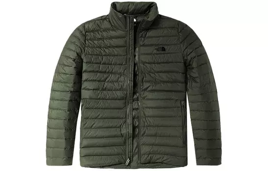 Пуховик мужской зеленый The North Face, зеленый