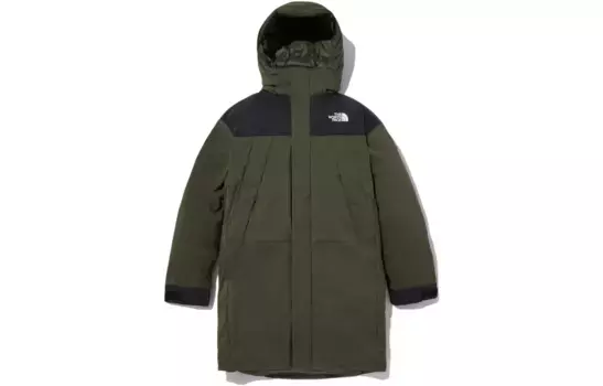 Пуховик мужской зеленый The North Face, зеленый