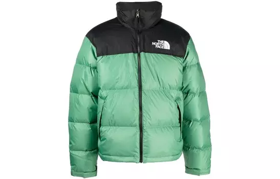 Пуховик мужской зеленый The North Face, зеленый