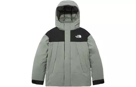 Пуховик мужской зеленый The North Face, зеленый