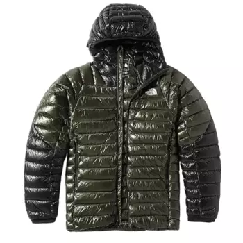 Пуховик мужской зеленый The North Face, зеленый