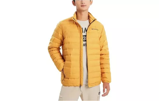 Пуховик мужской желтый Columbia