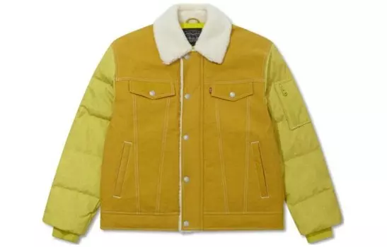 Пуховик мужской желтый Levi’S, желтый