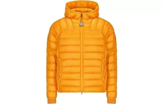 Пуховик мужской желтый Moncler