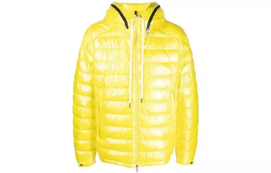 Пуховик мужской желтый Moncler