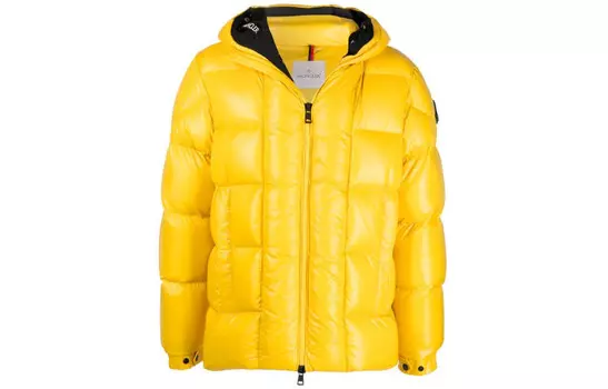 Пуховик мужской желтый Moncler
