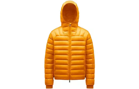 Пуховик мужской желтый Moncler