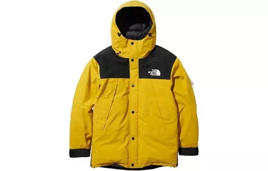 Пуховик мужской желтый The North Face, желтый