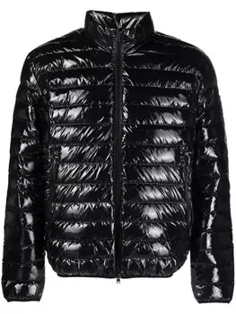 Пуховик на молнии Herno, черный