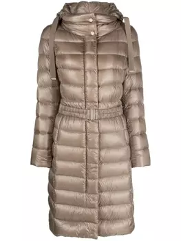 Пуховик на молнии Herno, коричневый