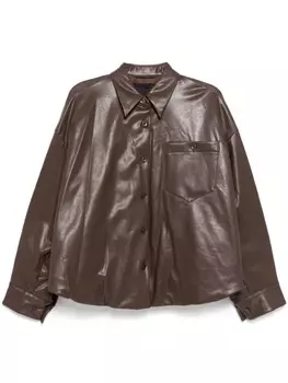 Пуховик на молнии JNBY, коричневый