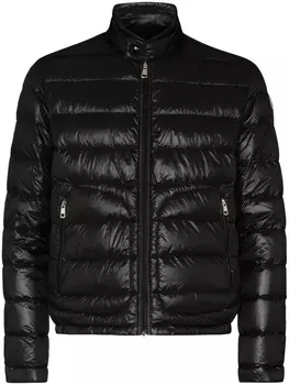 Пуховик на молнии Moncler, черный