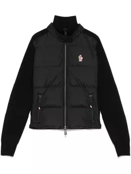 Пуховик на молнии Moncler Grenoble, черный