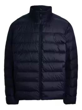 Пуховик на молнии POLO RALPH LAUREN, синий