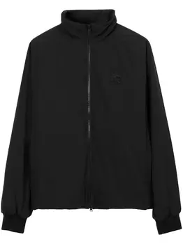Пуховик на молнии с логотипом EKD Burberry, черный