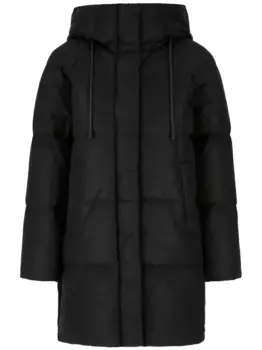 Пуховик на молнии Weekend Max Mara, черный
