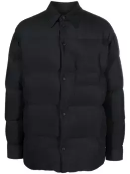 Пуховик на пуговицах OFF-WHITE, черный