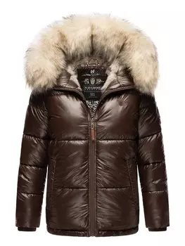 Пуховик Navahoo, цвет dark choco