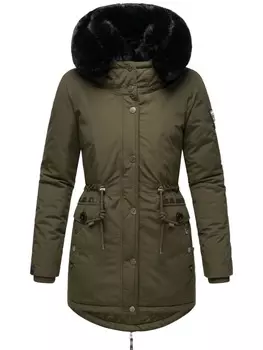 Пуховик Navahoo, цвет dark olive