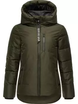 Пуховик Navahoo, цвет dark olive