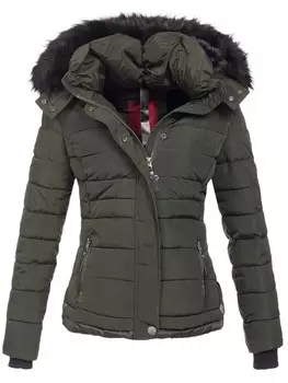 Пуховик Navahoo, цвет olivgrn