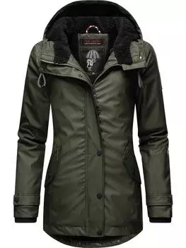 Пуховик Navahoo Regenjacke Lindraa, цвет Dark Olive