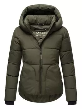 Пуховик Navahoo Steppjacke Lachperle XIV, цвет Dark Olive