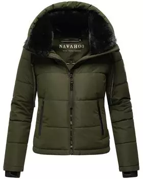 Пуховик Navahoo Steppjacke Mit Liebe XIV, цвет Dark Olive