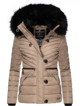 Пуховик Navahoo Wisteriaa, цвет Taupe Grey