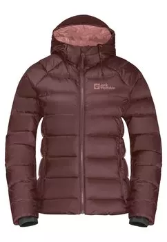 Пуховик Nebelhorn Jack Wolfskin, коричневый