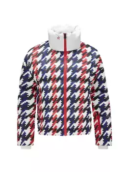 Пуховик Nevada Duvet с узором "гусиные лапки" Perfect Moment, «гусиная лапка»