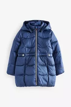 Пуховик Nicole Miller, синий