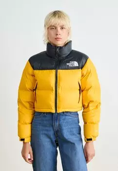 Пуховик NUPTSE SHORT JACKET The North Face, желтый