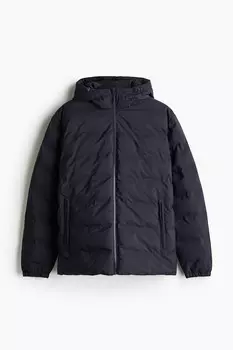 Пуховик обычного кроя H&M, синий