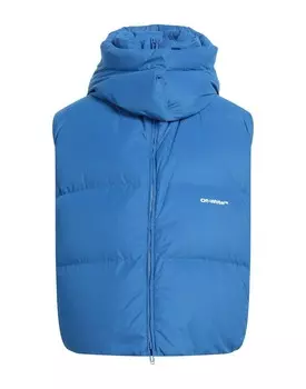 Пуховик Off, лазурный