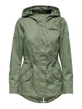 Пуховик ONLY, цвет hedge green