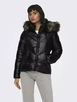 Пуховик ONLY Winterjacke, черный