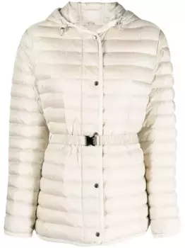 Пуховик Oredon с поясом MONCLER, нейтральный