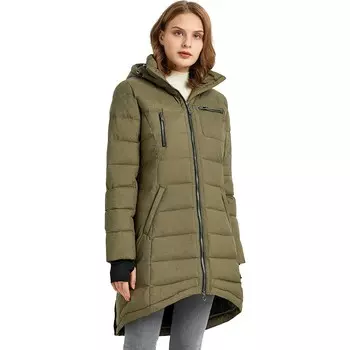 Пуховик Orolay Women's Down Mid-Length, зеленый