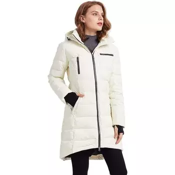 Пуховик Orolay Women's Down Mid-Length, кремовый