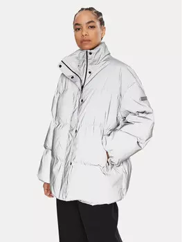 Пуховик оверсайз 2Ndday, серый