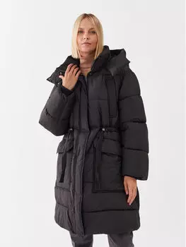 Пуховик оверсайз Didriksons, черный