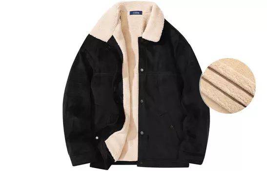 Пуховик-пальто унисекс COMOWA, коричневый