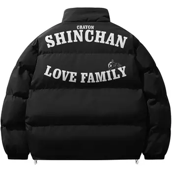 Пуховик-пальто унисекс Crayon Shinchan, Ecru