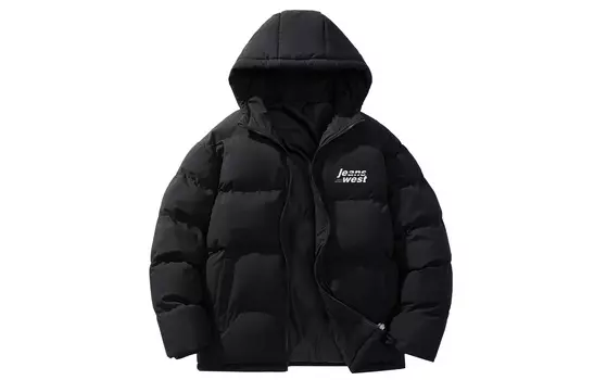 Пуховик-пальто унисекс JEANSWEST, Graphite Black BM06