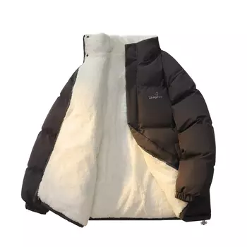 Пуховик-пальто унисекс LIVINGTOWN, Dusty Blue+Random Puffer Jacket